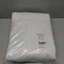 NICETOWN 100% Blackout Window Curtain Panels, Cold and Full Light Blocking Drapes with Black Liner for Nursery, 84 Inches Drop Thermal Insulated Draperies (Pure White, 2 Pieces, 52 inches Wide)