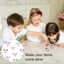 12 Pcs Face Stickers, Face Stickers for Flower Pots, Face Decals for Holiday Party Supplies DIY Crafts Flower Pots Decoration