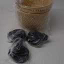 Hand Woven Bamboo Pendant Light 11.02" Bamboo Chandelier,3-Pack Rattan Ceiling Hanging Light,for Living Room Kitchen Dining Room Farmhouse (11.02", Bamboo Oval)