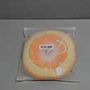 ANWA Adjustable Cat Cone Collar Soft, Cute Cat Donut Collar After Surgery, Kitten Recovery Cones to Stop Licking (Medium, Orange)