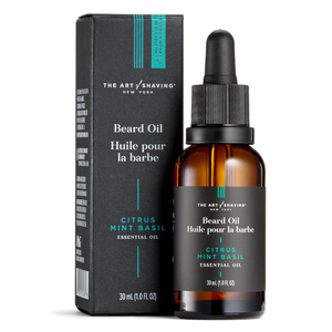 THE ART OF SHAVING CITRUS MINT BASIL PREMIUM BEARD OIL, 1.0 fl oz