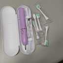 kingheroes Electric Toothbrush Set, Comes with 8 Brush Heads & Travel Case,4 Modes with 2 Minutes Built in Smart Timer, One Charge for 60 Days, 42000 VPM Motor (Purple)