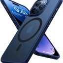 TORRAS Magnetic Guardian Designed for iPhone 15 Pro Max Case, Military Grade Drop Tested, Compatible with MagSafe, Slim Case for iPhone 15 Pro Max Phone Case (6.7") 2023, Blue Titanium