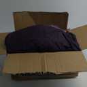 Litanika Purple Comforter Set Oversized Queen - 3 Pieces Lightweight Gray Purple Colorblock Stripe Fluffy Bedding Comforter Sets, All Season Bed Set