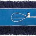 Nine Forty 24-Inch Premium Nylon Dust Mop Replacement Head - Heavy Duty Mop Head Refill for Industrial, Commercial, and Residential Cleaning - Dry Floor Duster for Hardwood Surfaces - Blue (1-Pack)