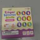2 x Fidget Toys Sensory Rings for Kids: 9 Pack Multi-Functional Finger Spinner