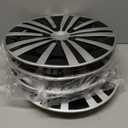 Hubcap Wheel Cover Replacement R15 Hub Caps Universal Wheel Rim Cover ABS Material Exterior Accessories Snap On Car Truck SUV -Set of 4 (15-Inch, Silver-Black)