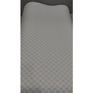 Memory Foam Pillows Neck Pillow Bed Pillow for Sleeping, Ergonomic Cervical Pillow for Neck and Shoulder Pain Relief,Orthopedic Contour Pillow for Side Back Stomach Sleeper (Blue&Grey)