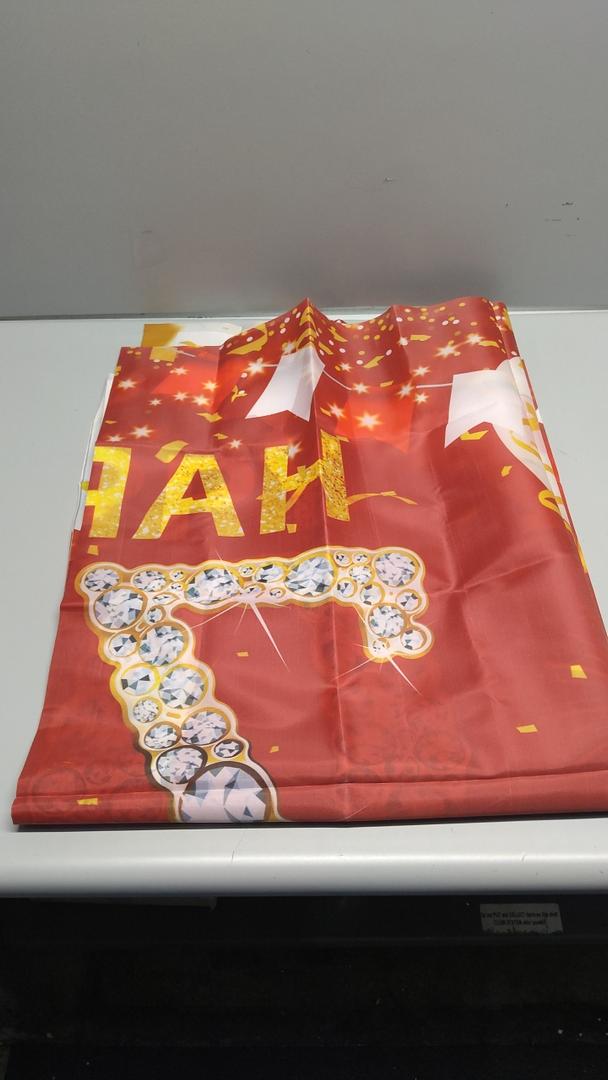 Happy 70th Birthday Banner Backdrop - 70 Years Old Birthday Decorations Party Supplies