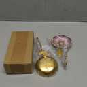 Vintage Flower Shaped Decorative Wall Hooks Rack Hangers for Hanging Clothes Coats Towels Keys Hats, 2 Pack Antique Metal Mounted Wall Hook (DarkMagenta)