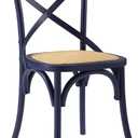Modway Gear Dining Side Chair, Midnight Blue, Pack of 1