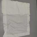 Solino Home Ivory Table Runner 108 Inches Long - Cotton Linen Hemstitch 14 x 108 Inch Table Runner for Dining and Summer