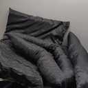 5 Pcs Black Cushions Inserts, Size 25x35x3"