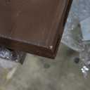 ROYMELO 40x84 inch Sliding Barn Wood Door Slab with 7ft Hardware Kit and Handle, Coffee, K Shape, Simple DIY Assembly