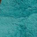 OLANLY 2x6 Machine Washable Runner Rugs for Hallway, Soft Fluffy Shaggy Bedside Rugs for Bedroom, Living Room, Indoor Floor Carpet for Kids Girls Boys, Nursery Rooms, Home Decor Aesthetic, Teal Blue