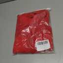 Womens Long Sleeve Bodycon Mini Dress Mock Neck Sheer Mesh Patch Night Out Party Short Dress (Red, L)