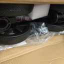 Scout Pet Stroller, 4-Wheel Design for Small/Medium Dogs - One-Button Fold, Adjustable Mesh Windows & Shades, 360 Swivel Front Wheels, Rear Wheel Brake for Safety, Black