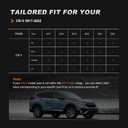 AOMSAZTO Seat Covers for Honda CRV 2017 2018 2019 2020 2021 2022 Faux Leather Full Set Car Seat Cover for Trucks SUV, Waterproof Car Seat Cushion (Black/Gray)