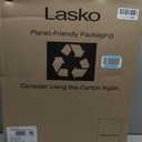 Lasko Pedestal Fan, Oscillating Fan for Bedroom with Adjustable Height and 3 Cooling Speeds, Portable, 18", Black, 1827