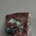 GIANNAY Red Curly Wig for Women - Long Wave Synthetic Lace Front Hair, Blood Colored, 24" (White Women)