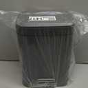 rejomiik Small Bathroom Trash Can with Lid 2.1 Gallon Soft Close Step Slim Garbage Can Waste Bin for Office, Bedroom, Kitchen, Dark Gray