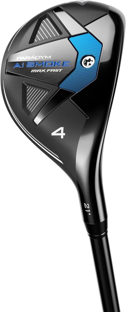 Callaway Golf Paradym AI Smoke Max Fast Hybrid (Right Hand, Graphite, Light (R2), 4 Hybrid)