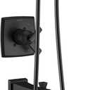 Delta Ashlyn 17 Series Matte Black Dual-Function Shower Faucet Set with In2ition 2-in-1 Dual Shower Head with HandHeld Spray Combo, Valve Trim Kit, Matte Black T17464-BL-I (Valve Not Included)