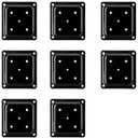 Generic 8 Wood Post Plate Connector,Deck Porch Railing Support Base, 4"" x 4"" Wood Fence Post Anchor BaseDeck Porch Railing Support Basewe Offer 64 Screws as a Gift.
