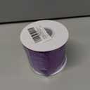 MEEDEE Purple Metallic Wired Ribbon 2.5 Inch Metallic Trim Crinkle Wired Ribbons Purple Ribbon for Gift Wrapping, Christmas Tree, Wreath Supplies, Large Bow Making (10 Yards) (Puprle)