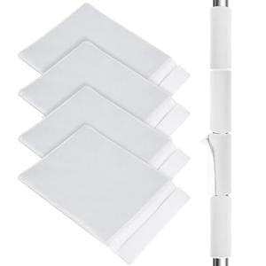 YeeBeny 4pcs Basement Pole Wrap, Garage Pole Padding with Anti Slip Fabric12x14.5 Inch, Pole Wrap Wood Roll, Column Wrap for Basketball Pole, Garage Pole, Playground Pole (White, 15x12)