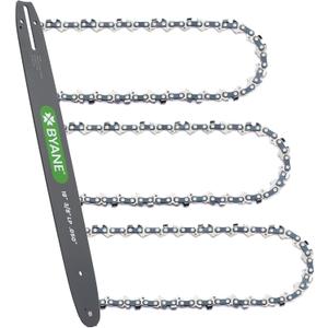 18 Inch Chainsaw Bar and Chain Combo, 3/8" LP Pitch, 050" Gauge, 62 Drive Links Fits Echo Ego Poulan Greenworks Kobalt Husqvarna Ryobi and More (3 Chains + 1 Bar) 18 Inch Chainsaw Bar and Chain Combo, 3/8" LP Pitch, 050" Gauge, 62 Drive Links Fits Echo Ego Poulan Greenworks Kobalt Husqvarna Ryobi and More (3 Chains + 1 Bar)