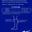 Mizuno Youth T10 Plus Volleyball Kneepad, One Size, Black