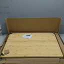 BAMOTTO CRAFT BAMBOO 30 x 21 in Extra Large Bamboo Cutting Board and Stovetop Cover, Over-the-Sink Board with Detachable Legs & Non-Slip Front Lip, for Restaurant Kitchen Countertop