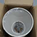 Chandelier Lamp Shades Set of 6, 5 Inch Mini Barrel Lampshades Replacement Small Clip on Linen Lampshade for Table Lamp Wall Sconce Ceiling Light Candelabra Light Bulbs Bottom 5.5''x 3.5''x 5.1'', Natural                    