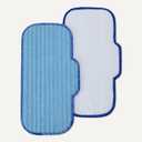 Amazon Basics Washable Steam Mop Replacement Pads for All Hard Floors, 4-Pack