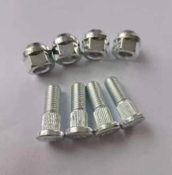 Front Wheel Studs 90103-HA0-300 & Lug Nuts Replacement for 1986-1997 Honda TRX200, 88-00 TRX300, 97-01 TRX250 & 2002-2024 TRX250TE TRX250TM, 07-13 TRX420, 05-11 TRX500, 06-16 TRX680 ATV