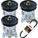 GELASKA 3 Pack 587819701 Spindle Assembly Kit with 153535 Pulley 587686701 Belt Replaces 187292, 192870, 187281, 587820301, 532187292, 539112057, 587125401, 532187281, 532192870, 532192872, 587253301
