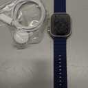 Apple Watch Ultra 2 [GPS + Cellular, 49mm] - Titanium Case with Blue Ocean Band, One Size 