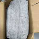 Chenille Neck Pillow for Sofa - Adjustable Headrest, Non-Slip Neck Support Cushion for Pain Relief, Comfortable Chair Pillow, Grey