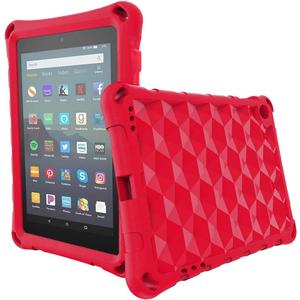 2019 New 7in Tablet Case for Kids, OQDDQO 7in Tablet(9/7/5th Generation 2019/2017/2015 Release) iPad Light Weight Anti Slip Shockproof Kids Friendly Case for 7 inch Tablet (Red) 2