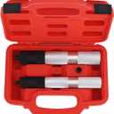maXpeedingrods 36050 Valve Keeper Remover Installer Kit Valve Spring Compressor & Retainer Removal Tool, for Valve Stems 4.5 to 7.5 mm and 5/16" to 3/8", Red