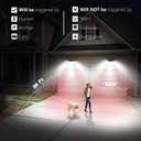 AmeriTop Solar Lights Outdoor 300 LED 6500K Motion Sensor Lights Cordless; 5 Adjustable Heads, 360 Wide Angle Illumination, IP65 Waterproof, Security Flood Light for Patio Yard Garden 2 Pack
