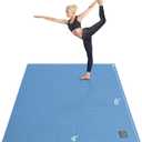 GXMMAT Large Yoga Mat 6'x4'/6'x6'/7'x5'(7mm/9mm), Extra Thick Workout Mats for Home Gym Flooring,Ultra Comfortable Non-Slip Quick Resilient Barefoot Wide Exercise Mat for Pilates,Stretching,Meditation