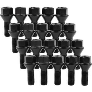12mm x 1.5 Wheel Lug Bolt OE Factory Lug Stud 36136781150 Compatible with BMW E46 E90 E39 E60 E53 325i OE# 610574, Pack of 20