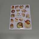 Santa Stickers for Envelope Seals Cards Making Crafts, Santa Face Holiday Large Christmas Stickers for Gift Bags Label Card Baked Goods Presents Bag (santa155)