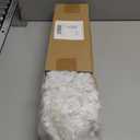 Wisteria Hanging Flowers 24 Pack Artificial Flowers Fake Wisteria Vine Rattan Hanging Garland Silk Flowers String for Party Home Wall Greenery Wedding Decor (White)