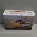 5plots Rechargeable Flameless Candles, Battery Operated LED Candles, Electric Candles with Remote and Timers, Wax-Like Plastic, Ivory, 3Pack, 3" x 4"5" 6", for Home Decor