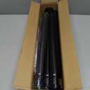 STARLATTA Long Tension Shower Curtain Rod 31-120 Inch (10ft): 1.1" Dia Rustproof Stainless Steel, No Drilling Heavy Duty, Adjustable Room Divider for Bathroom Window, Matte Black