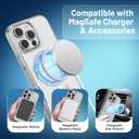 ALTURIZ for iPhone 16 Pro Max Case [6.9"] Compatible with MagSafe, [Military-Grade Protection], Shockproof, Non-Yellowing, Women Mens Girls Boys, Magnetic Phone Case for iPhone 16 Pro Max, Clear