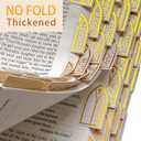 Bible Tabs Neutral Cream, Church Shape Laminated Bible Tabs Women & Men, Christian Gifts, Large Print Bible Tabs for Easy Navigation, Bible Book Index Tabs Labels, Bible Study Supplies
